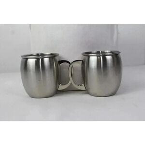 Two eco one silver cups 8oz
